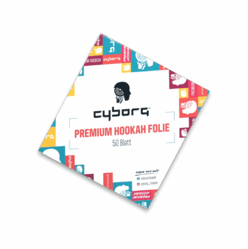 Cyborg Hookah Panzer Alufolie - 50 Blatt