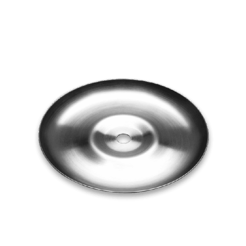 WOOKAH Edelstahl Kohleteller