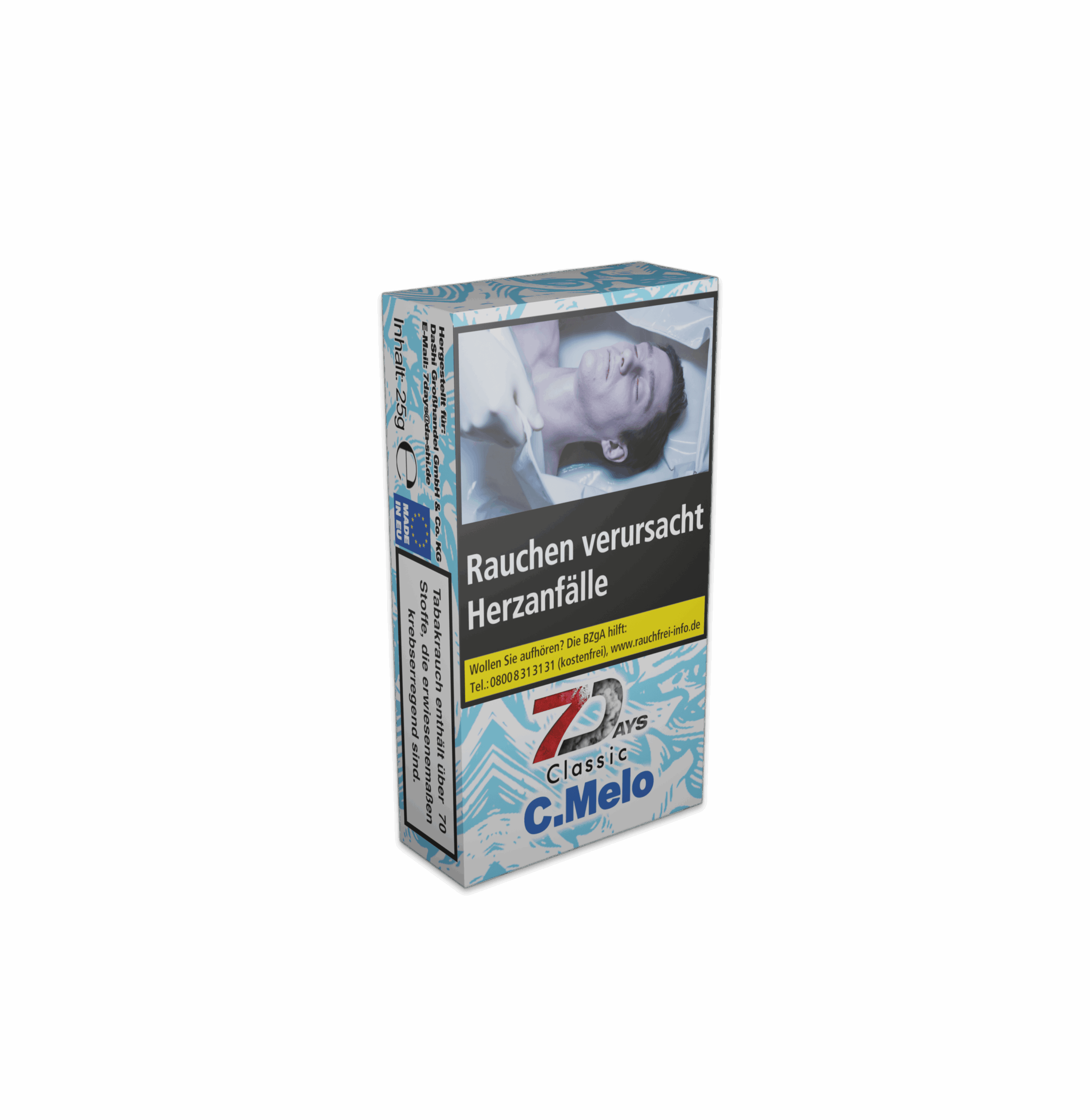 7 Days cold melo 7Days Classic Tabak 25g - Cold Melo – Bild 1