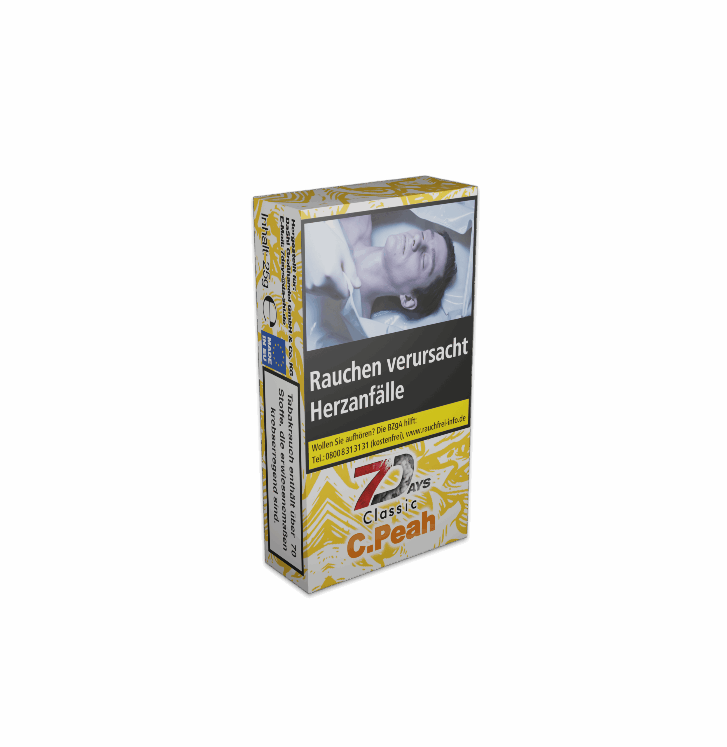 7 Days cold peah 7Days Classic Tabak 25g - Cold Peah – Bild 1