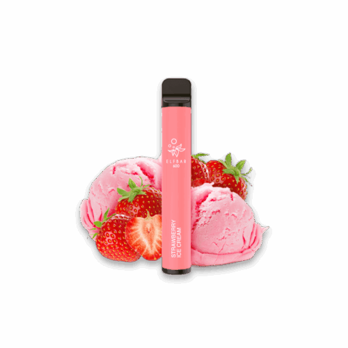 Elf Bar Vape 20mg - Strawberry  Ice Cream – Bild 2