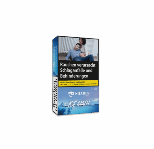 Shades Tobacco 25g - Ice Math