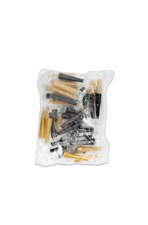 MRA Hygienemundstücke 50er - Schwarz&Gold – Bild 2