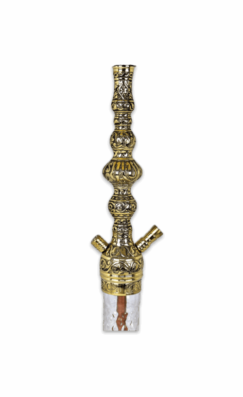 Efendi Shisha - Messing 1.0 + Lederschlauch – Bild 2