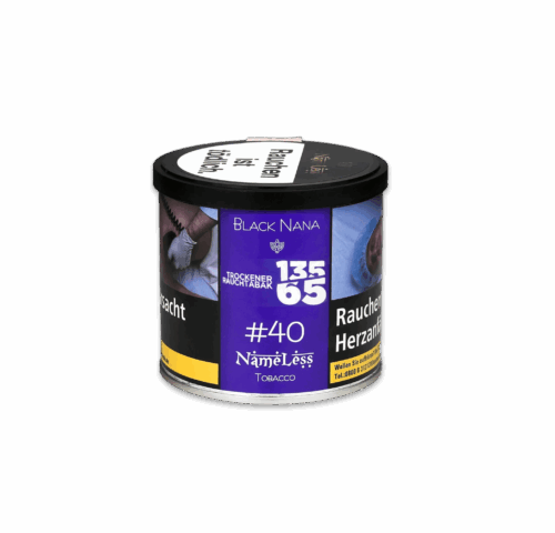 Namless Pfeifentabak 65g - #40 Black Nana