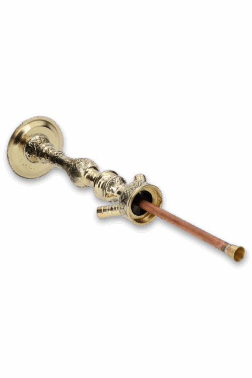 Efendi Shisha - Messing 4.0 + Lederschlauch – Bild 3