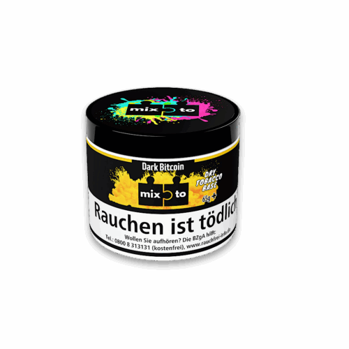 Mixto Pfeifentabak Dark 65g - Bitcoin