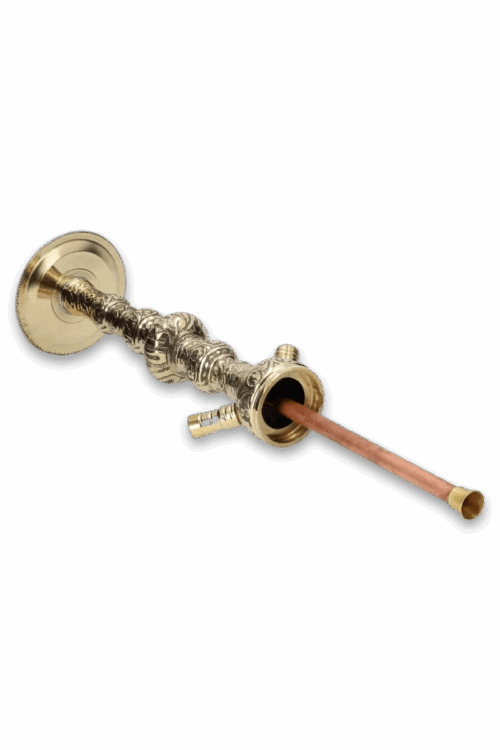 Efendi Shisha - Messing 1.0 + Lederschlauch – Bild 3