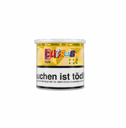 Fog Your Law FYL Pfeifen Tabak 70g - Clitrus