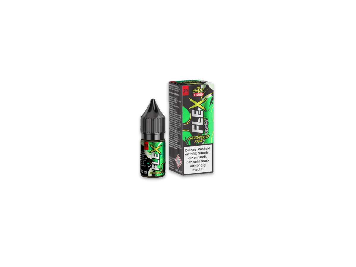 Flex Overdosed Liquid 10ml - Kiwi 20mg – Bild 2