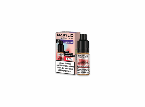 Maryliq Liquid 10ml - Peach Strawberry Watermelon Ice 20mg – Bild 2