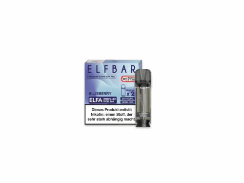 Elf Bar Elfa Prefilled Pod 2 Stück Nic. 0% - Blueberry