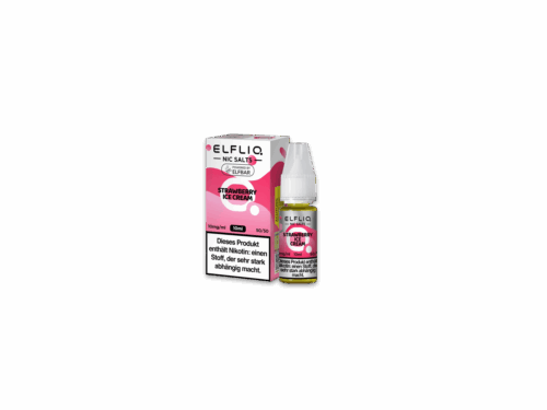 Elfliq Liquid 10ml Nikotinsaltz 20mg - Strawberry Ice Cream