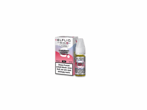 Elfliq Liquid 10ml Nikotinsaltz 10mg - Strawberry Raspberry Cherry