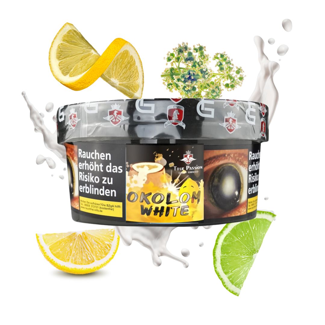 True Passion shihsa Tabak 1000g- Okolom White True Passion Shisha Tabak 1000g - Okolom White – Bild 1