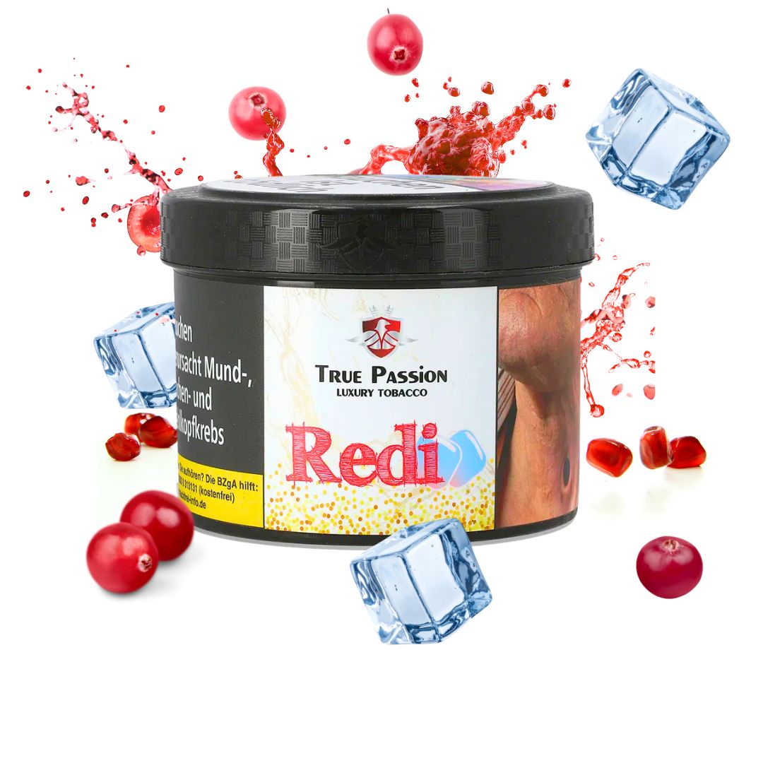 True Passion shihsa Tabak 200g - Redi True Passion Shisha Tabak 200g - Redi – Bild 1