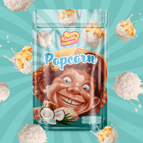 Krusty Krunch Popcorn 140g - Crushed Coconut – Bild 2