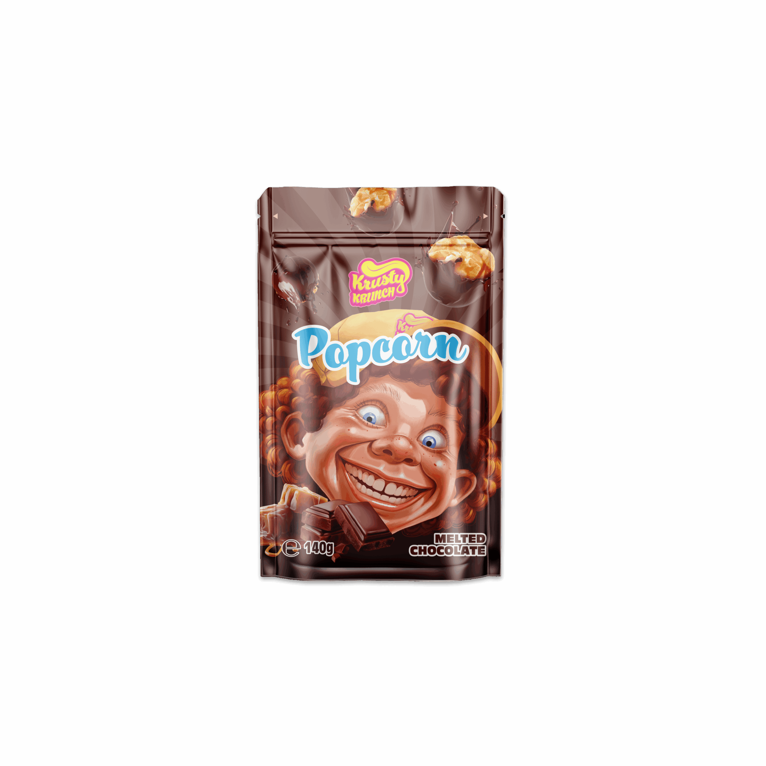 Krusty Krunsh Popcorn - Melted Chocklate Krusty Krunch Popcorn 140g - Melted Chocolate – Bild 1
