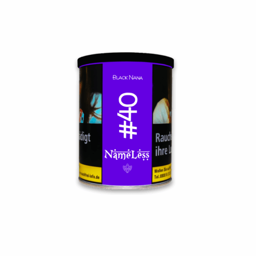 Namless Shisha Tabak 1000g - #40 Black Nana