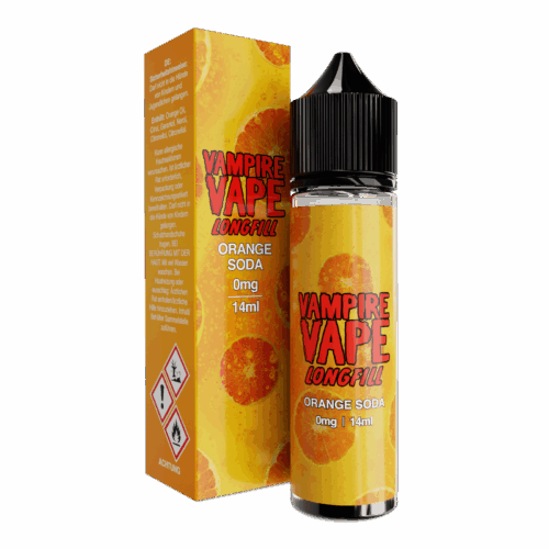 Vampire Vape Longfill Aroma 14ml - Orange Soda – Bild 2