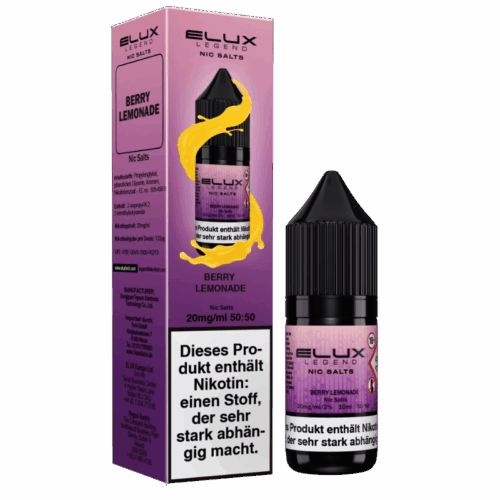 Elux Liquid 10ml Nikotinsaltz 10mg - Berry Lemonade – Bild 2