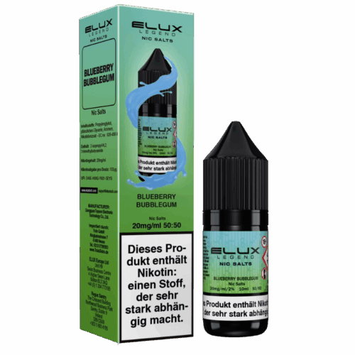 Elux Liquid 10ml Nikotinsaltz 10mg - Blueberry Bubblegum – Bild 2