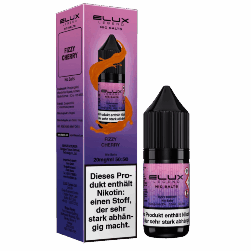 Elux Liquid 10ml Nikotinsaltz 20mg - Fizzy Cherry – Bild 2