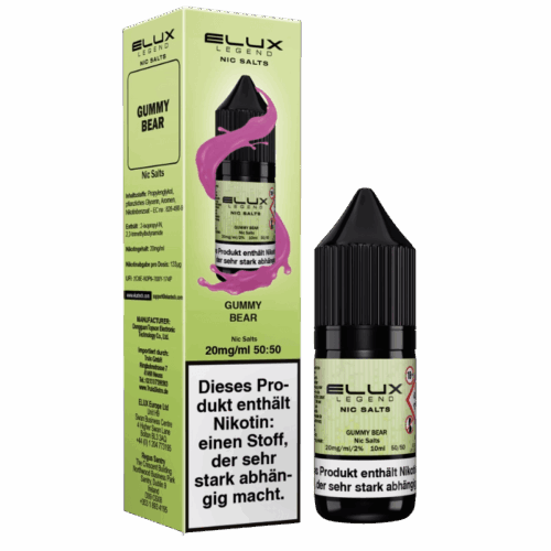 Elux Liquid 10ml Nikotinsaltz 20mg - Gummy Bear – Bild 2