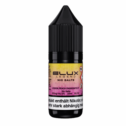 Elux Liquid 10ml Nikotinsaltz 10mg - Lemon Peach Passion Fruit