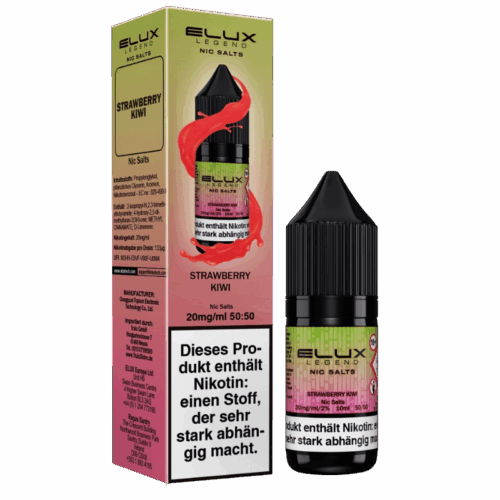 Elux Liquid 10ml Nikotinsaltz 10mg - Strawberry Kiwi – Bild 2