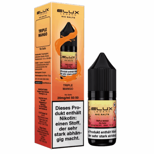 Elux Liquid 10ml Nikotinsaltz 10mg - Triple Mango – Bild 2