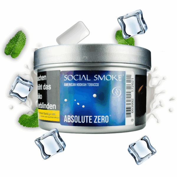 Social Smoke Shisha Tabak 200g - Absolute Zero