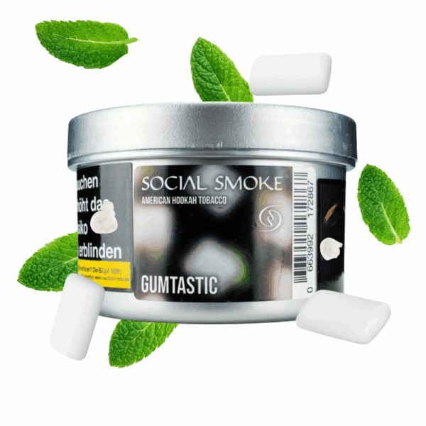 Social Smoke Shisha Tabak 200g - Gumtastic