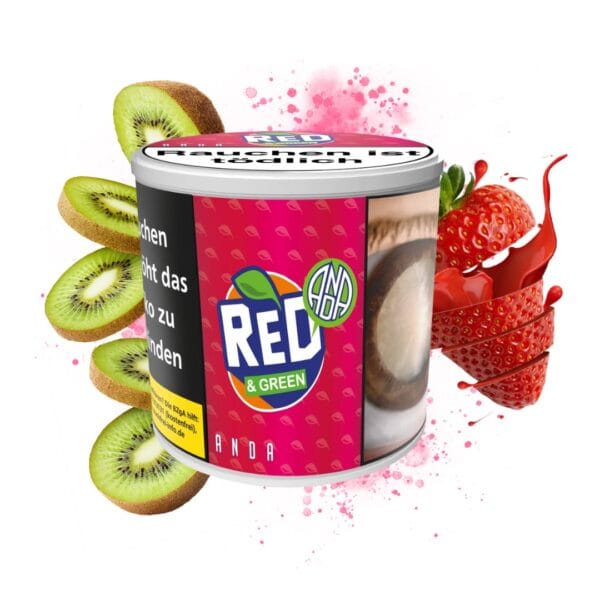 Anda Shisha Tabak 200g - Red & Green 20% Nikotin