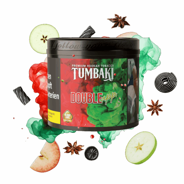 Tumbaki Shisha Tabak 1000g - Double app