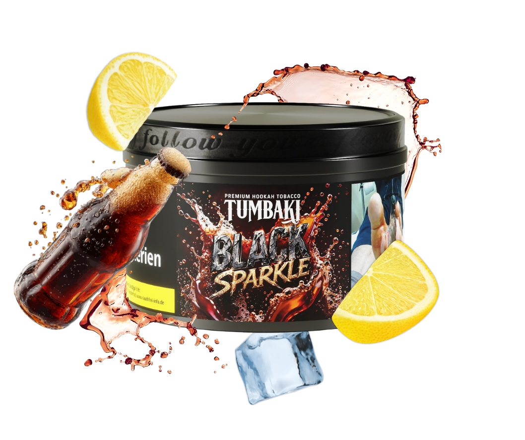 Tumbaki tabak 200g - Black Sparkle Tumbaki Shisha Tabak 200g - Black Sparkle – Bild 1