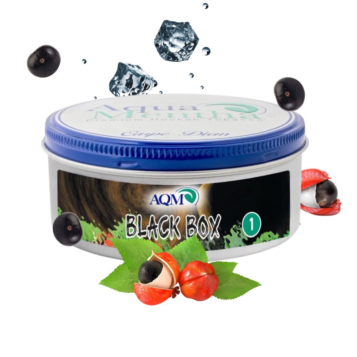 Aqua Mentha Shisha Tabak 200g - BLACK BOX – Bild 1