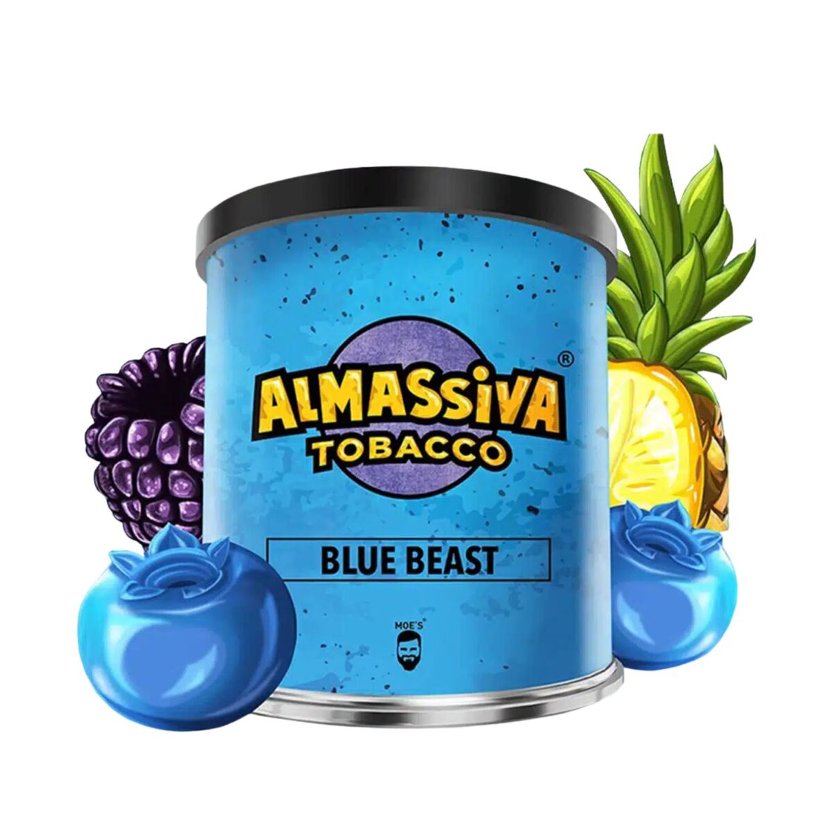 Al Massiva Shisha Tabak 200g - BLUE BEAST – Bild 1