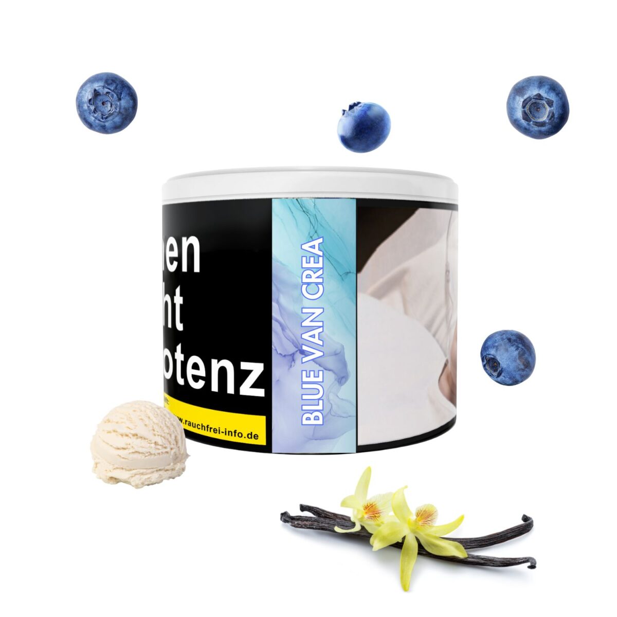 Al Waha Shisha Tabak 200g - Blue Van Crea – Bild 1