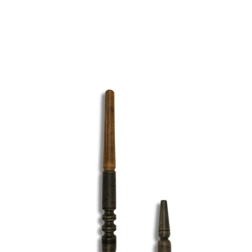 Dampfbock  Veganes Lederschlauch Rocket - Natur Braun/Metall Grau – Bild 2