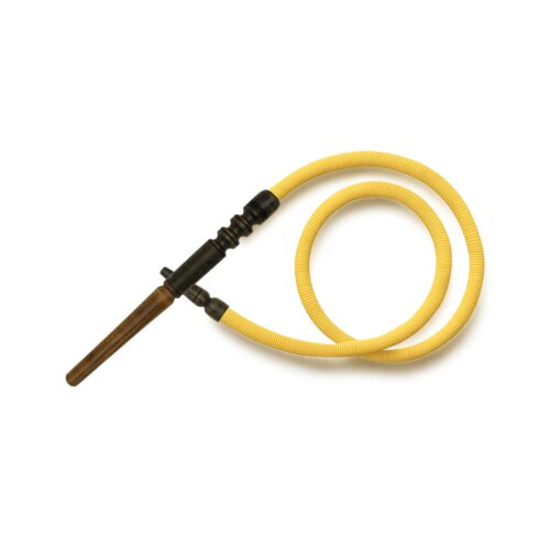 Dampfbock  Veganes Lederschlauch Rocket - Natur Braun/Metall Grau