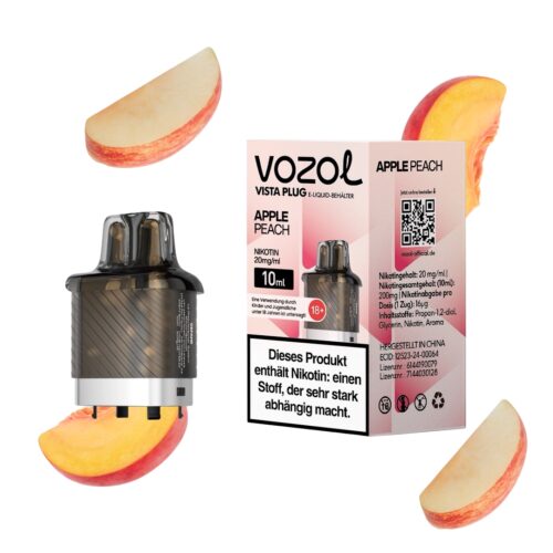 Vozol Vista Plug 10ml Pod - Apple Peach