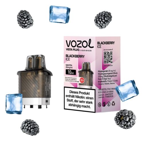 Vozol Vista Plug 10ml Pod - Blackberry Ice