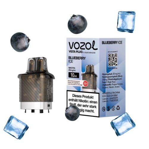 Vozol Vista Plug 10ml Pod - Blueberry Ice
