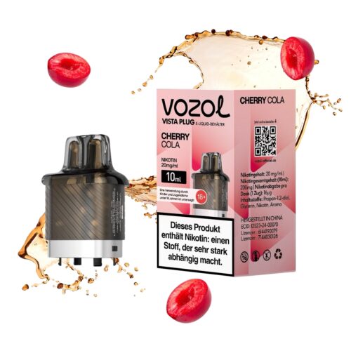 Vozol Vista Plug 10ml Pod - Cherry Cola