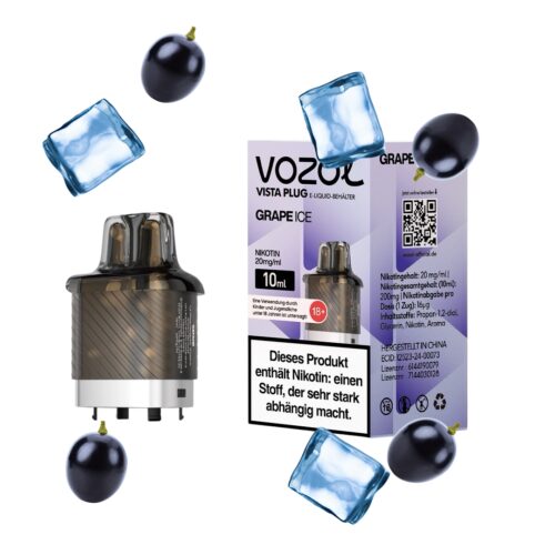 Vozol Vista Plug 10ml Pod - Grape Ice