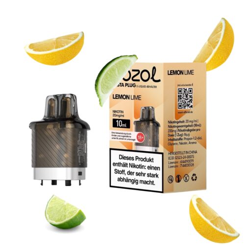 Vozol Vista Plug 10ml Pod - Lemon Lime