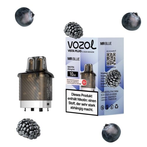 Vozol Vista Plug 10ml Pod - Mr Blue