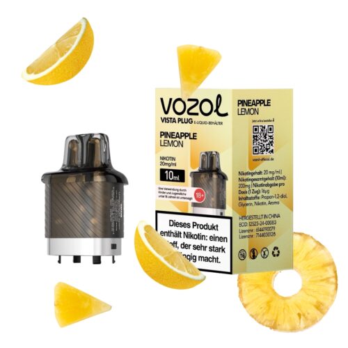 Vozol Vista Plug 10ml + 2ml Pod - Pineapple Lemon