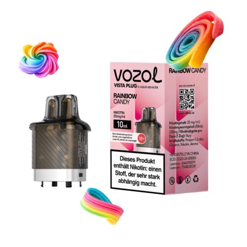 Vozol Vista Plug 10ml Pod - Rainbow Candy